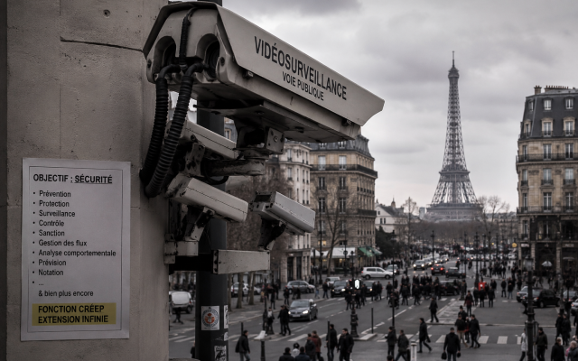 Function creep... illustration de surveillance généralisée à Paris